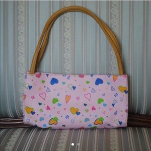 Pink heart purse